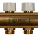 Распределительный коллектор из латуни без расходомеров STOUT 6 выходов (SMB 0468 000006)