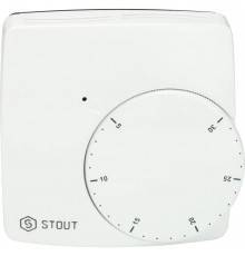 Проводной электронный термостат STOUT WFHT-BASIC со светодиодом STE-0002-000004 (STE-0002-000004)