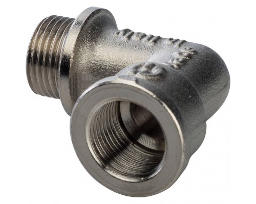 Угольник STOUT с упором НВ никелированный 3/8 (SFT-0016-000038) Угольник STOUT с упором НВ никелированный 3/8 (SFT-0016-000038)