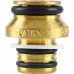 Концовка для металлопластиковых труб FAR 16х2, с накидной гайкой 1/2 (FC 6076 58802)