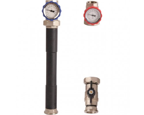 Насосная группа ROMMER RDG-0001 с прямым контуром 1 без насоса (RDG-0001-002501)