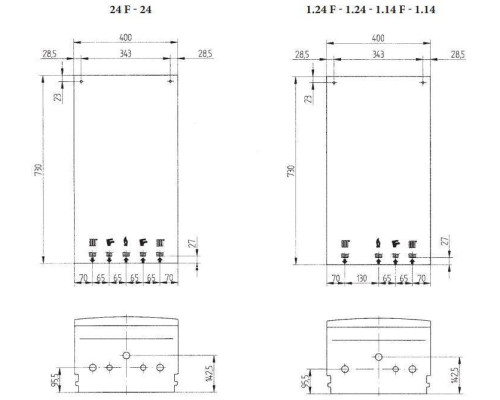Газовый настенный котел Baxi ECO Four 1.24 F одноконтурный турбированный (CSE46524354-)