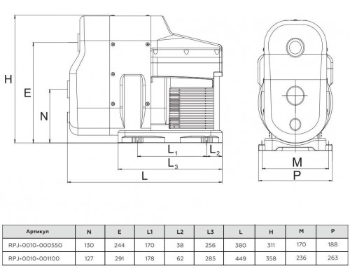 Установка водоснабжения ROMMER HYDROLIFT 550 Вт RPJ-0010-000550 (RPJ-0010-000550) Установка водоснабжения ROMMER HYDROLIFT 550 Вт RPJ-0010-000550 (RPJ-0010-000550)