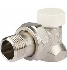 Вентиль Stout SVL 1156 1/2", запорно-балансировочный, угловой