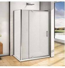 Душевой уголок Good Door Orion WTW-PD+SP-G-CH 110x90 + очиститель для стекол