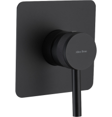 Смеситель для душа Allen Brau Priority X1 5.31012-31 С ВНУТРЕННЕЙ ЧАСТЬЮ, чёрный матовый