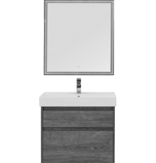 Мебель для ванной комнаты Aquanet Nova Lite 75 дуб рошелье, 2 ящика