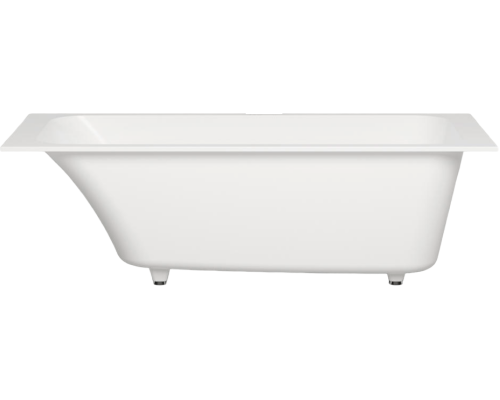 Ванна из искусственного камня Salini Orlanda Kit S-Stone 170x80 см, с ножками, со сливом-переливом, с донным клапаном, матовая