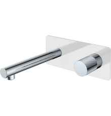 Смеситель для раковины Boheme Stick 125-WCR.2 С ВНУТРЕННЕЙ ЧАСТЬЮ, white, touch chrome