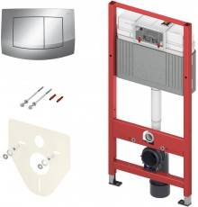 Система инсталляции для унитазов TECE TECEbase kit 9400405 4 в 1 с кнопкой смыва