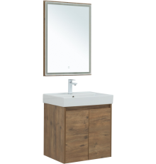 Мебель для ванной комнаты Aquanet Nova Lite 60 дуб рустикальный, с дверками