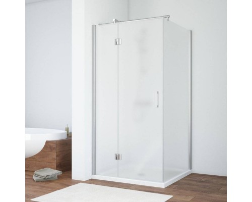 Душевой уголок Vegas Glass AFP-Fis TUR NOVO h1890 120 08 10 L профиль глянцевый хром, стекло сатин