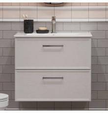 Тумба с раковиной Kerama Marazzi Piano Classic 75 подвесная, ясень белый матовый