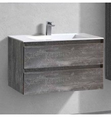Тумба с раковиной Vincea Luka 80 2 ящика, камень