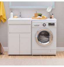 Тумба с раковиной Aquanet Токио 48 1 ящик, 2 двери L