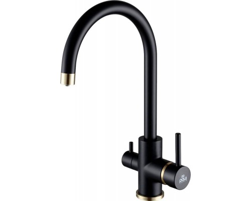 Смеситель для кухни Paulmark Essen Es213211-401BR антрацит-бронза