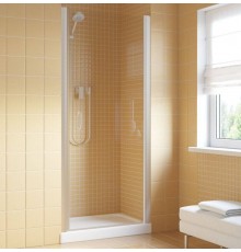 Душевая дверь в нишу Vegas Glass EP Lux 60 07 01 R профиль матовый хром, стекло прозрачное