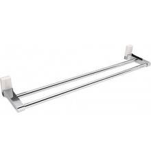 Полотенцедержатель Wasserkraft Leine White K-5040White двойной