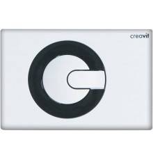 Кнопка смыва Creavit Power GP5001.02 бело-черная