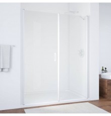 Душевая дверь в нишу Vegas Glass EP-F-2 185 01 01 L профиль белый, стекло прозрачное
