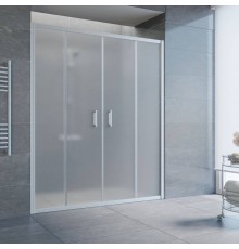 Душевая дверь в нишу Vegas Glass Z2P 210 07 10 профиль матовый хром, стекло сатин