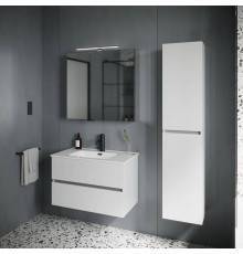 Мебель для ванной комнаты Sancos Urban 80 см белый глянец