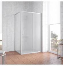 Душевой уголок Vegas Glass ZP+ZPV 100*70 07 10 профиль матовый хром, стекло сатин