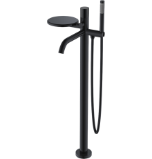 Напольный смеситель для ванны с душем Boheme Stick 129-BB.2 black touch black