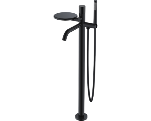 Напольный смеситель для ванны с душем Boheme Stick 129-BB.2 black touch black