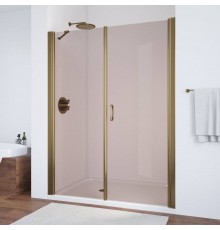 Душевая дверь в нишу Vegas Glass EP-F-2 180 05 05 R профиль бронза, стекло бронза