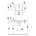 Duravit Happy D.2 Plus Раковина накладная, 50х40см., без отв., выпуск с керамической крышкой, цвет: Anthracite matt/белый. 2360506100