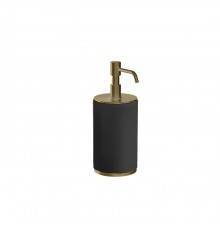 Gessi Tondo Дозатор для жидкого мыла, настольный, черный, цвет: Finox Brushed Nickel. 66438#149