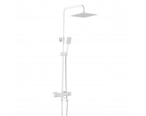 Душевая стойка Shevanik S3096C, с термостатом, белый