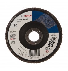 Круг лепестковый торцевой Bosch Ф125 Expert for Metal угловой K60 (717)