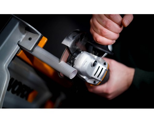 Угловая шлифмашина аккумуляторная WORX WX803, 20В, 125 мм, 1*2,0Ач + 1*4,0 Ач, кейс