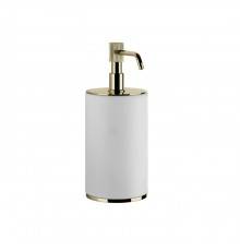 Gessi Venti20 Дозатор для жидкого мыла настольный, цвет: белый, фурнитура Brass PVD. 65437#710