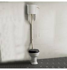 DevonDevon Etoile Унитаз 38x64,5xh43см, высоким бачком, фурнитура золото. IBCANET,  IBBATTWESAL (без пластины керамической),  IBACWESOT,  IBPLCWESOT,  IBWCNET