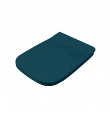 Artceram A16 Сиденье для унитаза, с микролифтом, фурнитура хром, цвет: Green petrolio. ASA001 42 71