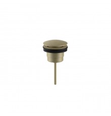 Fantini Донный клапан для раковины, нажимной, с механизмом ''Push-Open'', цвет: Matt British Gold PVD. 91 P6 8434