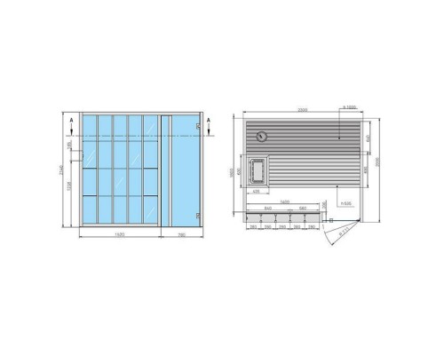 Effegibi Yoku S Shelf Сауна 230x200х214см, угловая SX, цвет: осина термообработанная. SA 70 10 0004 Effegibi Yoku S Shelf Сауна 230x200х214см, угловая SX, цвет: осина термообработанная. SA 70 10 0004