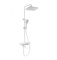 Душевая стойка Wonzon   Woghand WW-B3099-A-MW, матовая белая