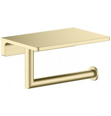 Timo 13043/17 Saona Держатель туалетной бумаги с полкой для телефона 147х100 мм, золото матовое 13043/17