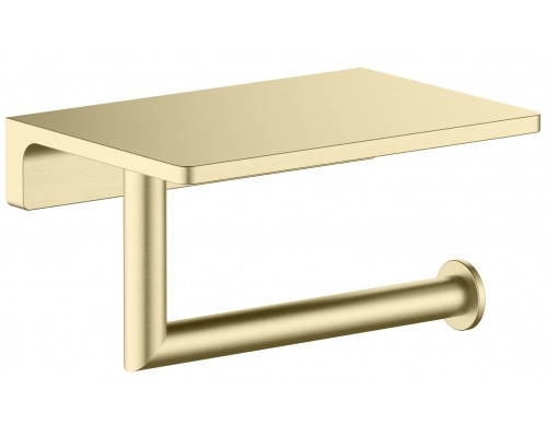 Timo 13043/17 Saona Держатель туалетной бумаги с полкой для телефона 147х100 мм, золото матовое 13043/17