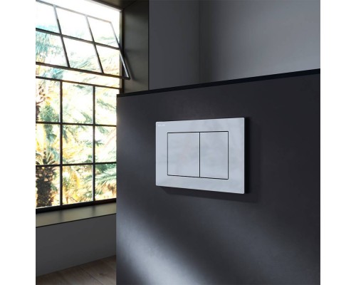 I090251 Клавиша для инсталляции, механическая, пластик, хром глянцевый