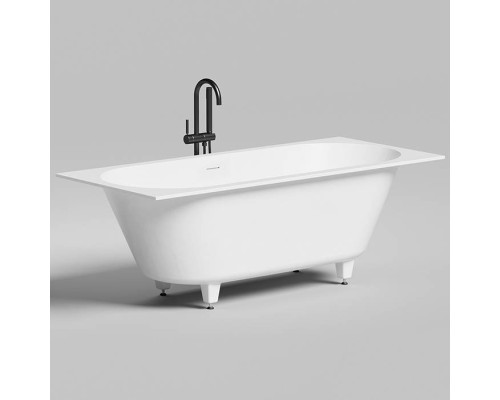 Salini Ornella KIT Встраиваемая ванна 170х75х60см., прямоугольная, материал: S-Stone, цвет: белый матовый. 103523M