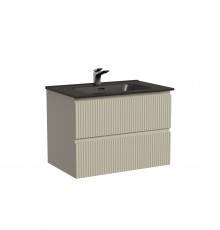 Тумба с раковиной Sancos Snob R 70, beige soft, раковина CN7007MB