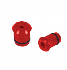 Тестовая заглушка для труб Ø16 мм, красная, HENCO TESTPLUG16-RO