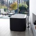 Duravit Happy D.2 Plus Ванна акриловая 180х80см, отдельностоящая, бесшовная панель, слив-перелив, цвет: graphite supermatt. 700453800000000
