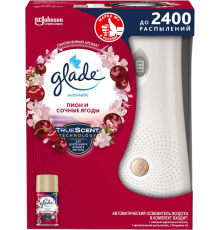 Освежитель воздуха Glade автоматический, пион и сочные ягоды