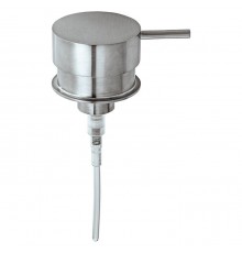 Duravit Starck T Помпа для мыла встраиваемая D=6см, цвет: Stainless steel Brushed. 1004697000